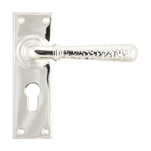 HAMMERED NEWBURY LEVER HANDLE ON BACKPLATE